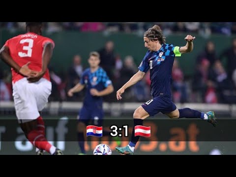 Hrvatska - Austrija 2022 Liga nacija 3:1