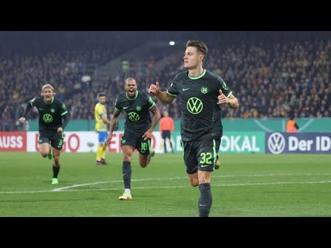 Eintracht Braunschweig vs VFL Wolfsburg 1-2 Mattias Svanberg & Jakub Kaminski score in win