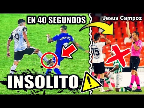 Hugo Guillamon ROMPE RECORD al ser EXPULSADO en 40 SEGUNDOS por ROJA | POLEMICA | Valencia vs Getafe
