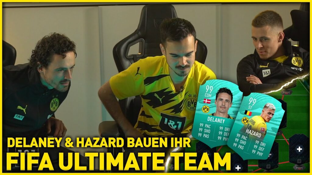 Hazard & Delaney build their FIFA Ultimate Team | BVB x eFootball Hazard & Delaney build their FIFA Ultimate Team | BVB x eFootball