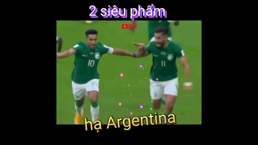 2 siêu phẩm A Rập hạ đẹp Archentina | Kick gol Saleh Al-Shehri Al-Dawsari |76TV