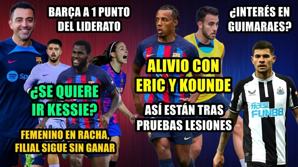 KOUNDE Y ERIC: ¿CÓMO ESTÁN? | BRUNO GUIMARAES ¿INTERESA? | KESSIE: ¿SE QUIERE IR? | LÍDER A 1 PUNTO