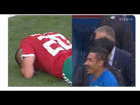 Carlos Queiroz reaction after last minute goal by Portugal