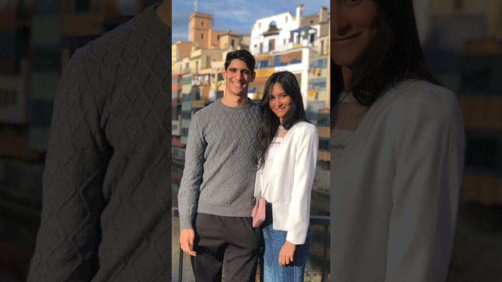 Yassine Bounou and Imane #football #worldcup #wags #shorts #morocco #yassinebounou