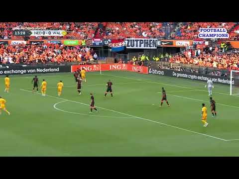 Balldiebstahl von Ethan Ampadu, Niederlande-Wales, UEFA Nations League 2022