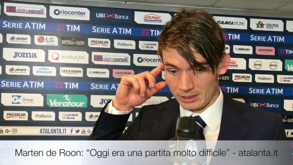 Marten de Roon: "Oggi era una partita molto difficile"