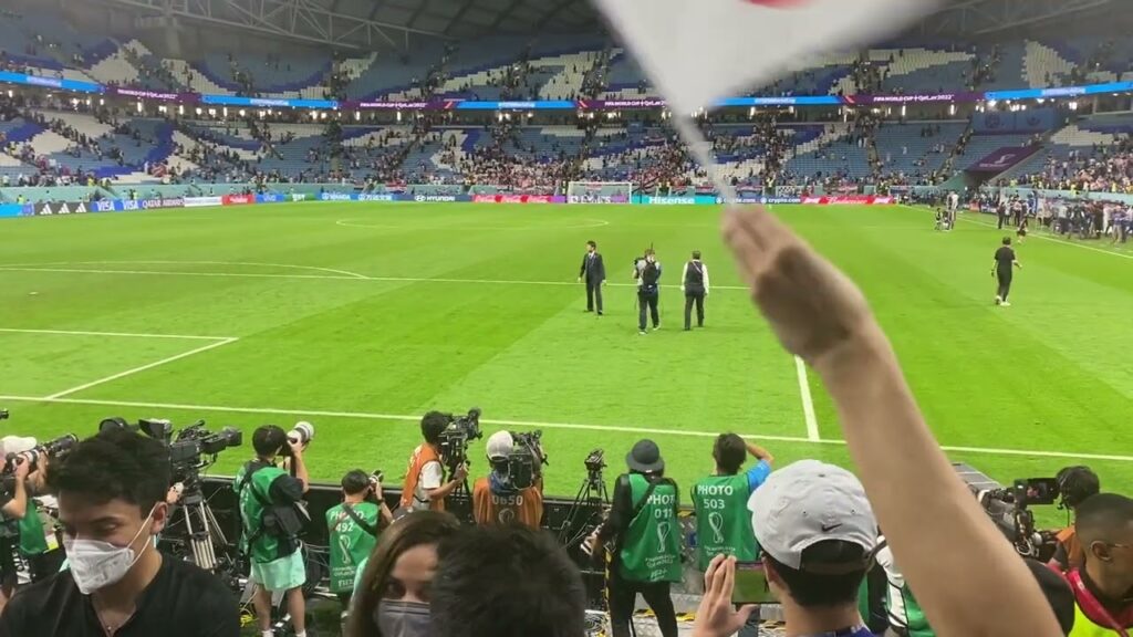 Japan Manager Hajime Moriyasu thanks to japanese fans in Qatar World Cup 2022