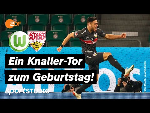 VfL Wolfsburg – VfB Stuttgart Highlights | Bundesliga, 15. Spieltag | sportstudio