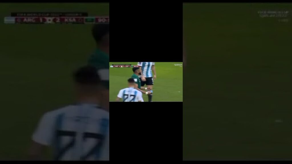 Argentina vs KSA last minute save by Alamri ⚽to win 2_1|#fifaworldcup #fifa #worldcup