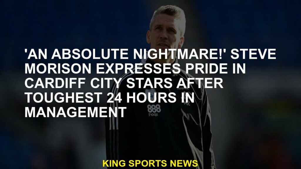 'Absolute nightmare!' Steve Morrison proud of Cardiff City star after toughest 24-hour management