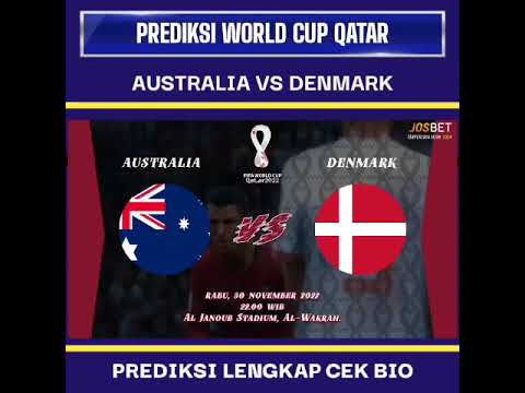 PREDIKSI SKOR AUSTRALIA VS DENMARK 30 NOVEMBER 2022 | PREDIKSI PIALA DUNIA #worldcupqatar #shorts