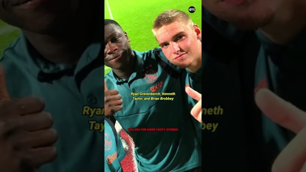 Gravenberch, Kenneth Taylor, and Brian Brobbey have been playing together since Ajax U9's 🔥 #shorts