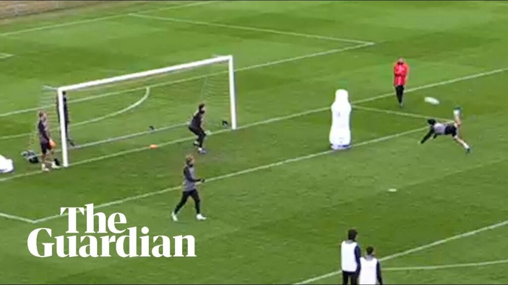 Scorpion kick: Denmark's Thomas Delaney scores audacious goal in training