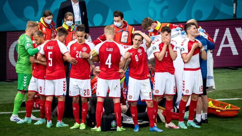 Christian Eriksens Zusammenbruch gegen Finnland