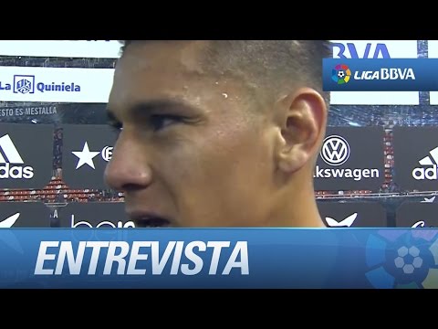 Entrevista a Óscar Duarte tras el Valencia CF (2-1) RCD Espanyol