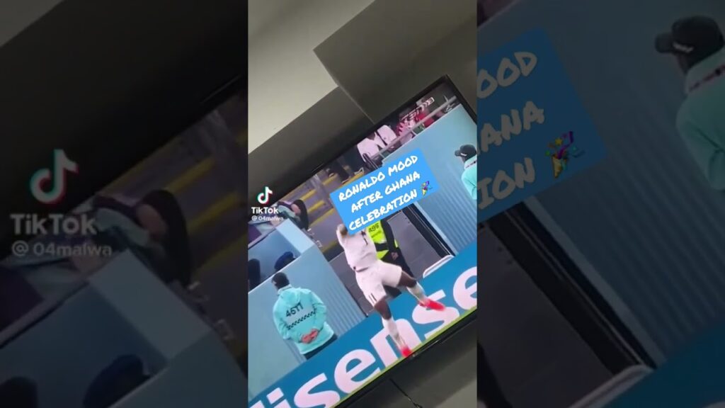 Osman Bukari celebrate like Ronaldo after Ghana scored