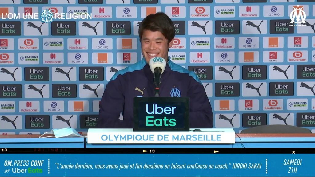 la conférence de presse d'Hiroki Sakai et André Villas Boas avant #ASMOM