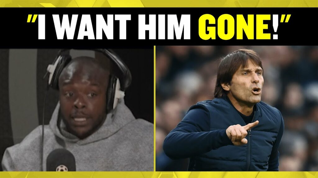"CONTE OUT!" 😡 This Tottenham fan has had ENOUGH of the manager after a 2-0 loss to Aston Villa! 👀