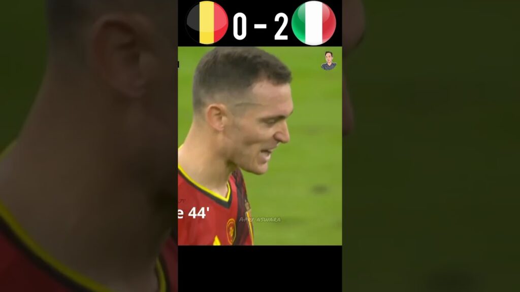 Belgium VS Italy UEFA Euro 2020 Quarter-Final Highlights #youtubeshorts #youtube #shorts #football