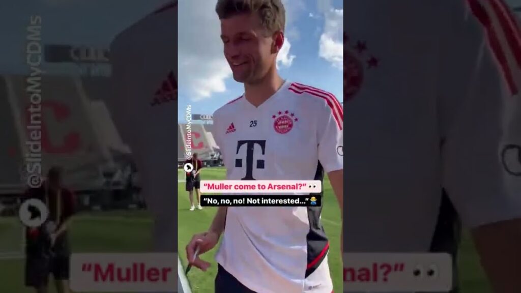 Thomas Müller zu Arsenal? Eher nicht 😅