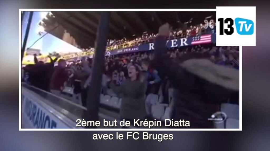 Le but de Krépin Diatta avec Fc Bruges