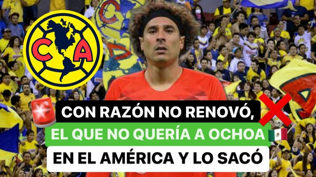 ❗️Con razón no ❌ renovó, el que no quería a Ochoa 🧤 en el América 🟡 y lo sacó 😱