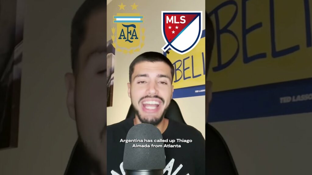 Argentina calls up Thiago Almada from 🇺🇸 MLS to the 2022 World Cup! #shorts