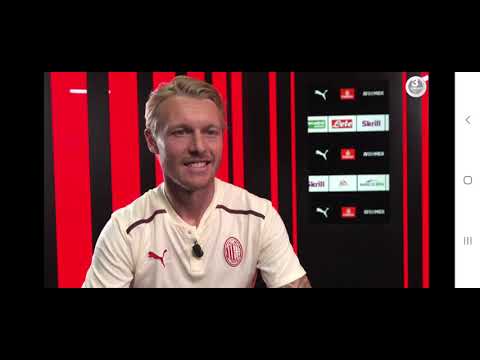 Simon Kjær interview about AC Milan - Liverpool