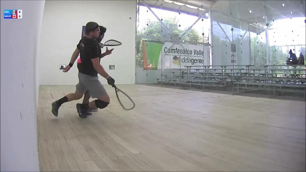 2016 Racquetball World Championships Mens Singles Semifinal De La Rosa MEX vs Murray CAN