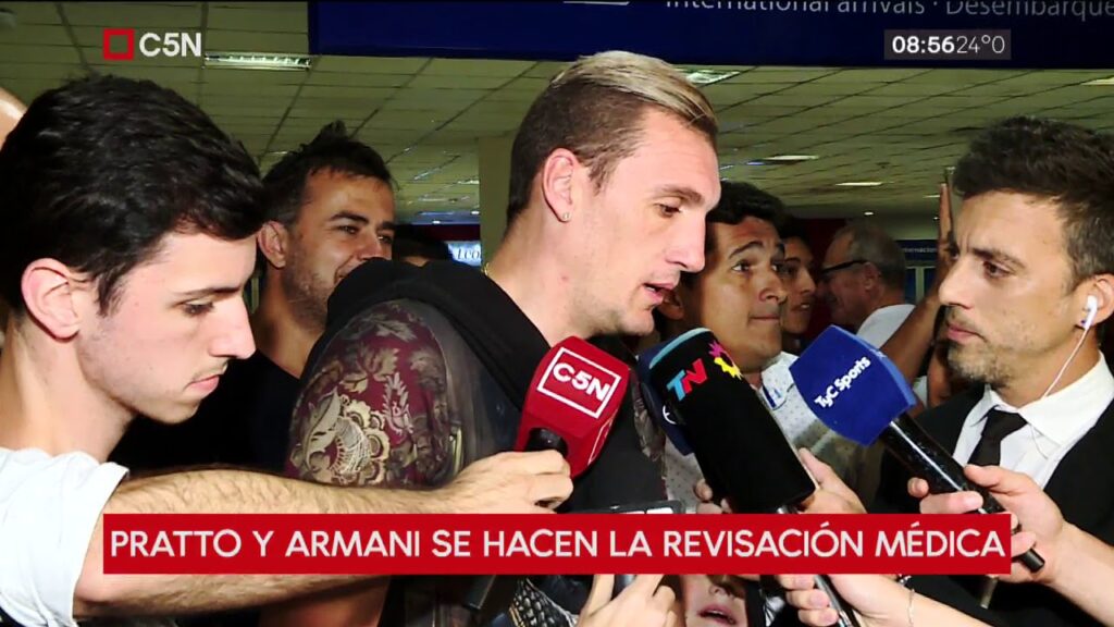 Llegó Franco Armani para incorporarse a River