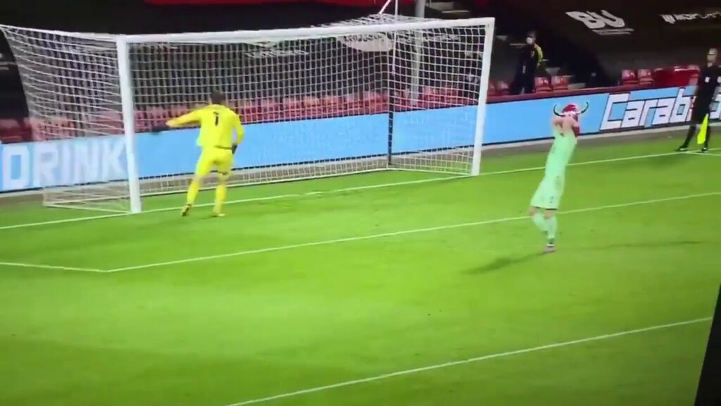 Wayne Hennessey's penalty kick to the stands