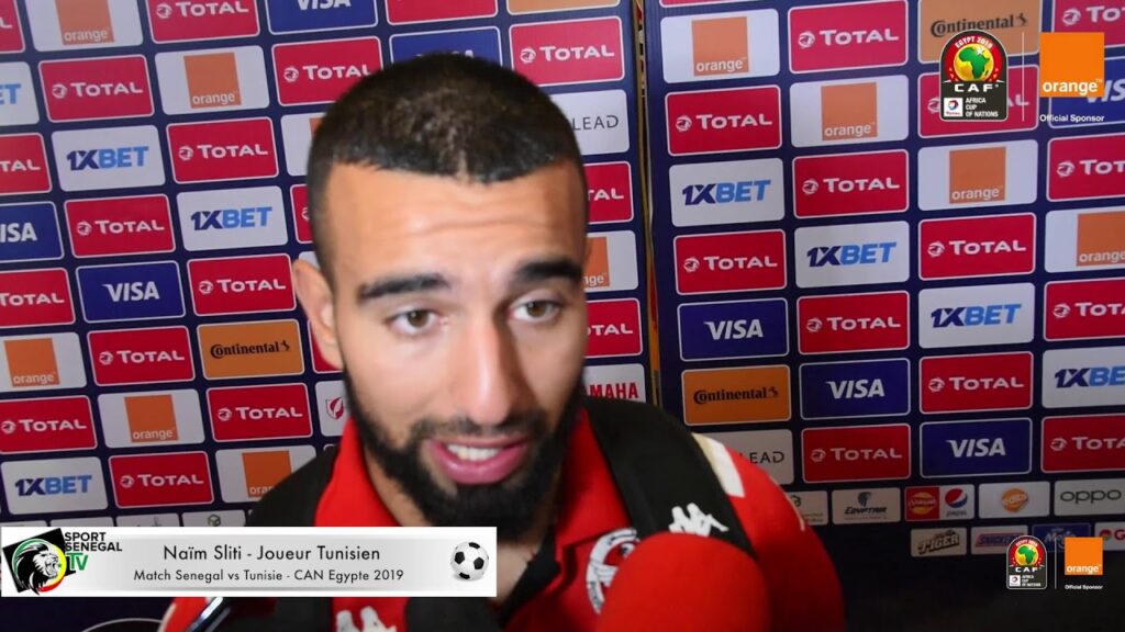 CAN Egypte 2019 - Réaction Naïm Sliti joueur Tunisien suite à la qualification du Senegal en Final