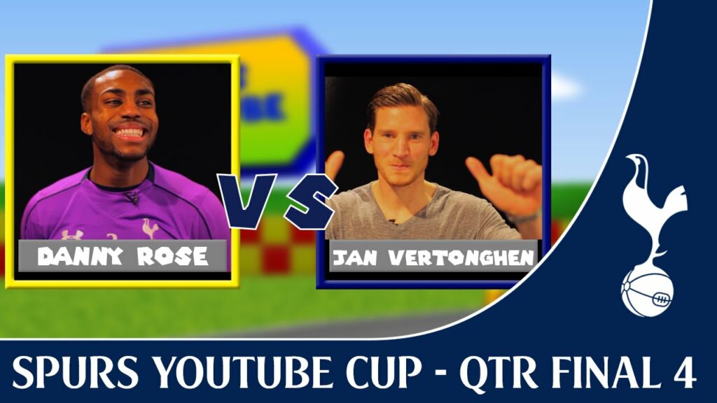 Spurs YouTube Cup ! 4th Qtr Final - Danny Rose vs Jan Vertonghen ! Spurs TV !