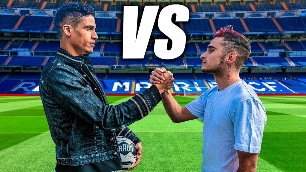 RAPHAEL VARANE VS DELANTERO09 - Retos de Fútbol ft. Real Madrid CF