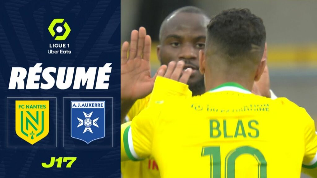 FC NANTES - AJ AUXERRE (1 - 0) - Résumé - (FCN - AJA) / 2022-2023