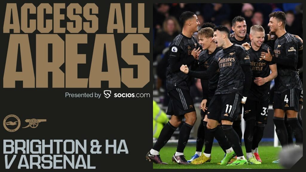 ACCESS ALL AREAS | Brighton & Hove Albion vs Arsenal (2-4) | All the angles and unseen footage!