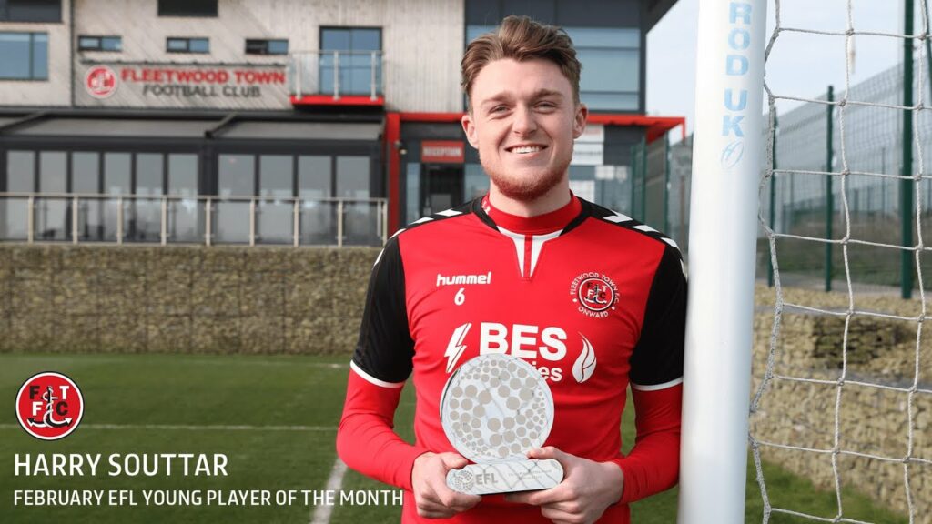 Fleetwood Town rising star Harry Souttar wins EFL Young Player of the Month