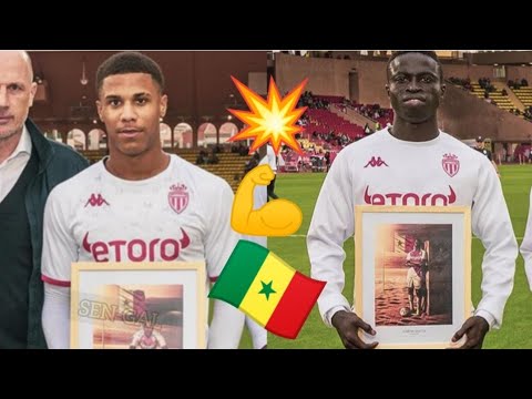 Ismaila Jakobs & Krépin Diatta🦁🇸🇳 on été honoré par AS Monaco et 4 autres des leurs coéquipiers