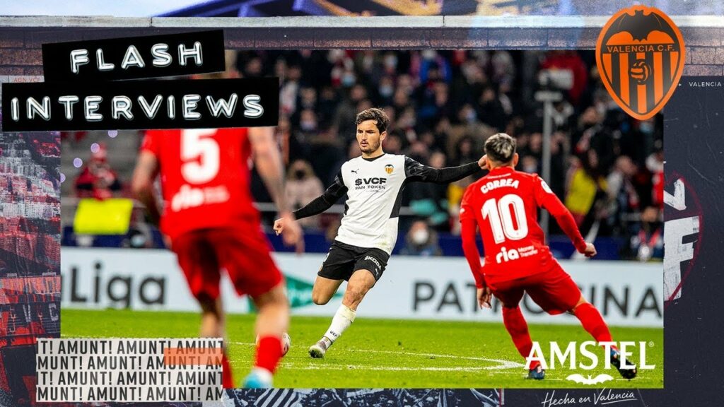 FLASH INTERVIEW DE HUGO GUILLAMÓN TRAS EL PARTIDO ANTE EL ATLÉTICO DE MADRID