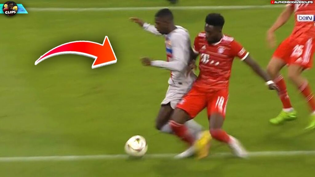 The day Dembele humiliated Alphonso Davies.. 😔