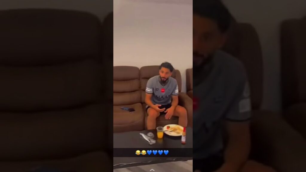 محمد كنو يحتفل في صالح الشهري 💙⚽️ #الهلال #كاس_اسيا