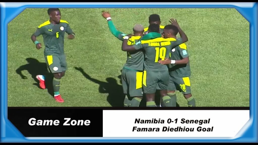 Namibia 0-1 Senegal Famara Diedhiou Goal