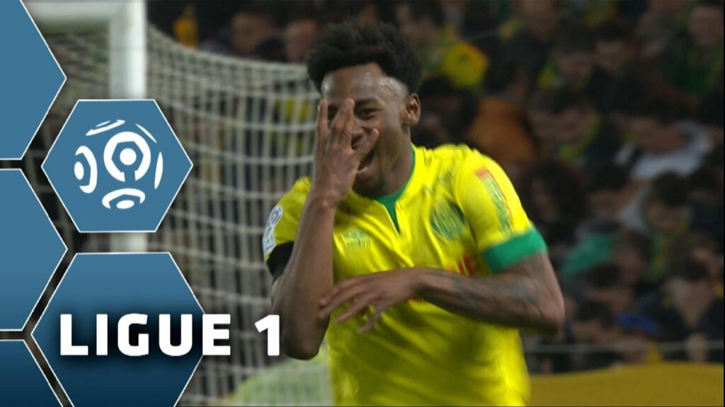 But Georges-Kévin NKOUDOU (45') / FC Nantes - Evian TG FC (2-1) -  (FCN - ETG) / 2014-15