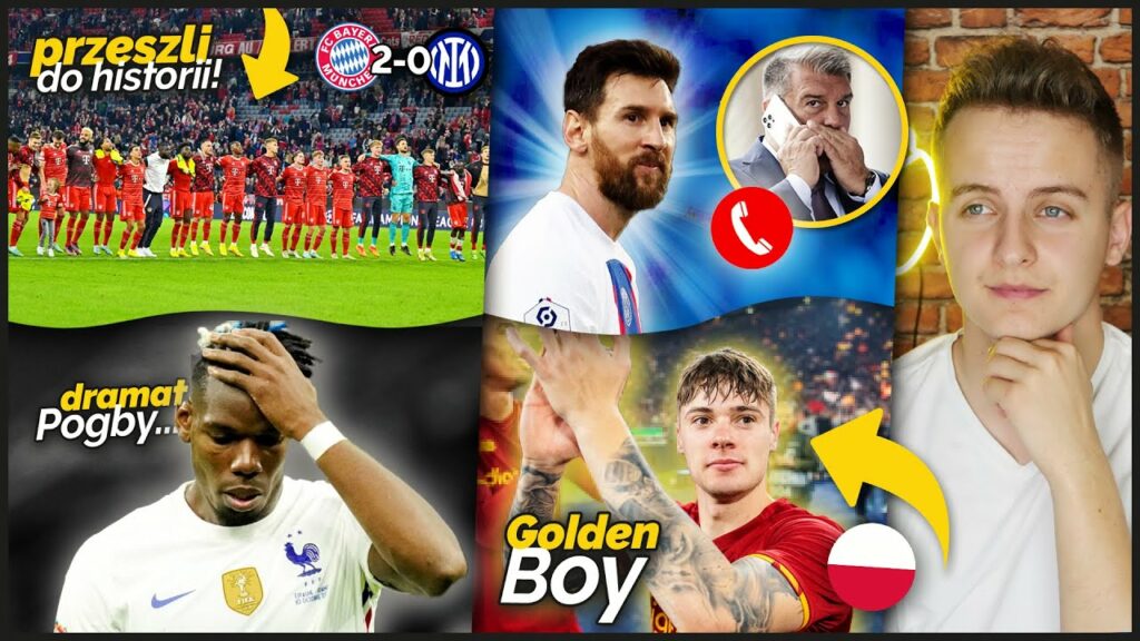 REKORD Bayernu w LM! Pogba NIE JEDZIE na MUNDIAL! Messi NIE ODBIERA od Barcelony! Zalewski z NAGRODĄ