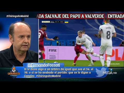 JUANMA, ENCENDIDO con la ENTRADA de 'PAPU' a VALVERDE