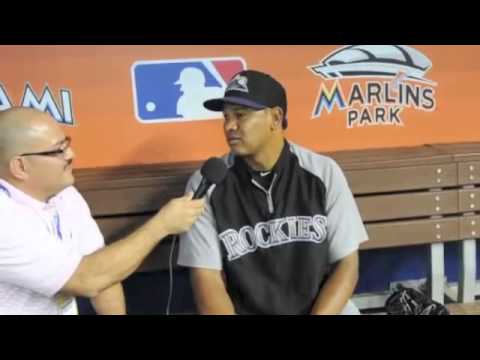 Oscar Huete conversando con Wilton Lopez 2013