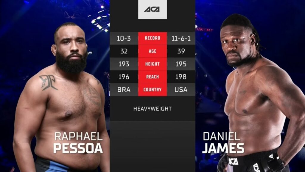 ACA 132: Рафаэль Пессоа vs. Даниэль Джеймс | Raphael Pessoa vs. Daniel James