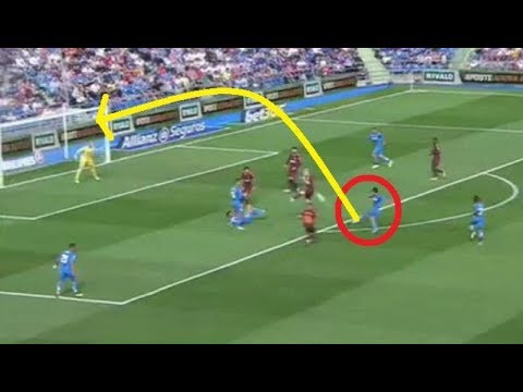 Gaku Shibasaki AMAZING GOAL - Getafe vs Barcelona 1-2 - La Liga 16/09/2017 HD
