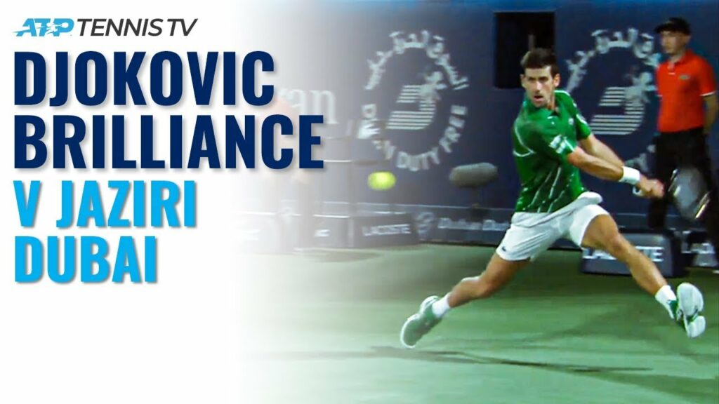 Brilliant Novak Djokovic Points vs Jaziri | Dubai 2020 Highlights