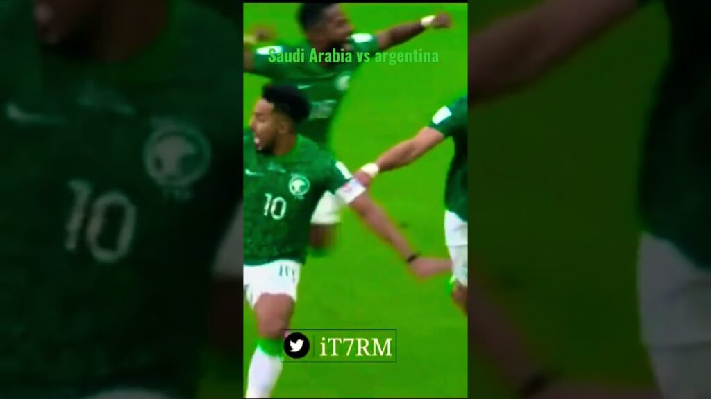 Saudi Arabia vs argentina Saleh al Shehri score for Saudi Arabia #shortsfifaworldcup